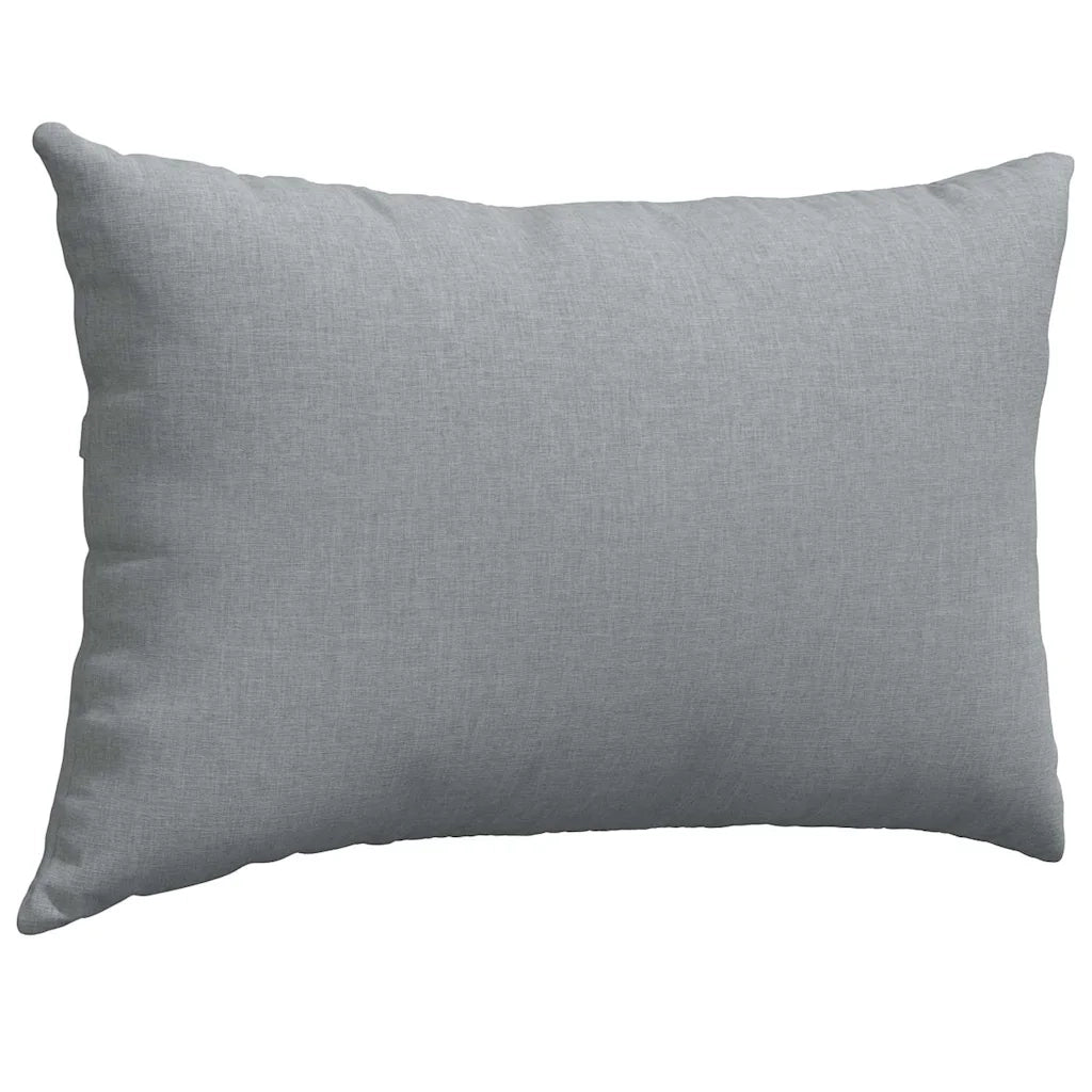 Cuscini da Divano 2 pz | Cuscini per sedie Grigio chiaro 60 x 40 cm Tessuto
