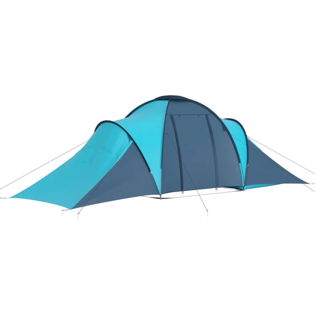 Tenda da campeggio | Tenda da campo per 6 Persone Blu Marino e Azzurro