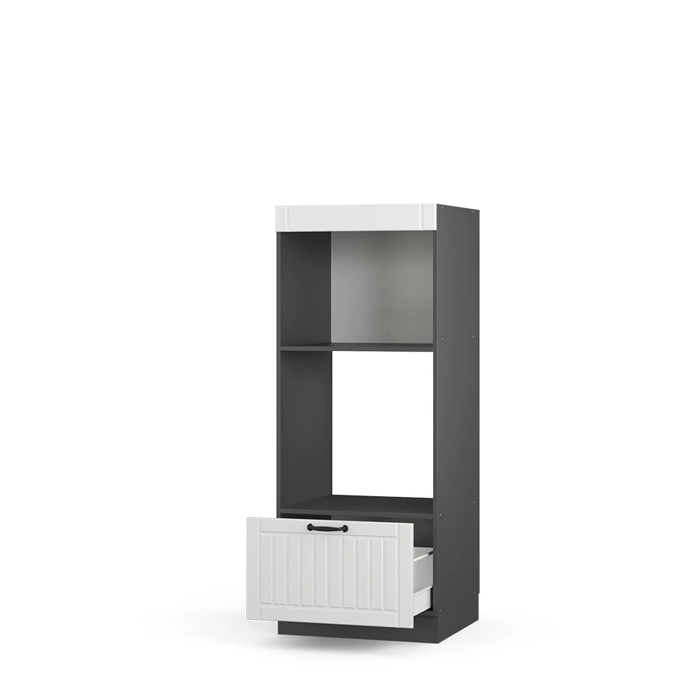 Vicco Set mobili bagno Bianco casa di campagna 60 cm aperto