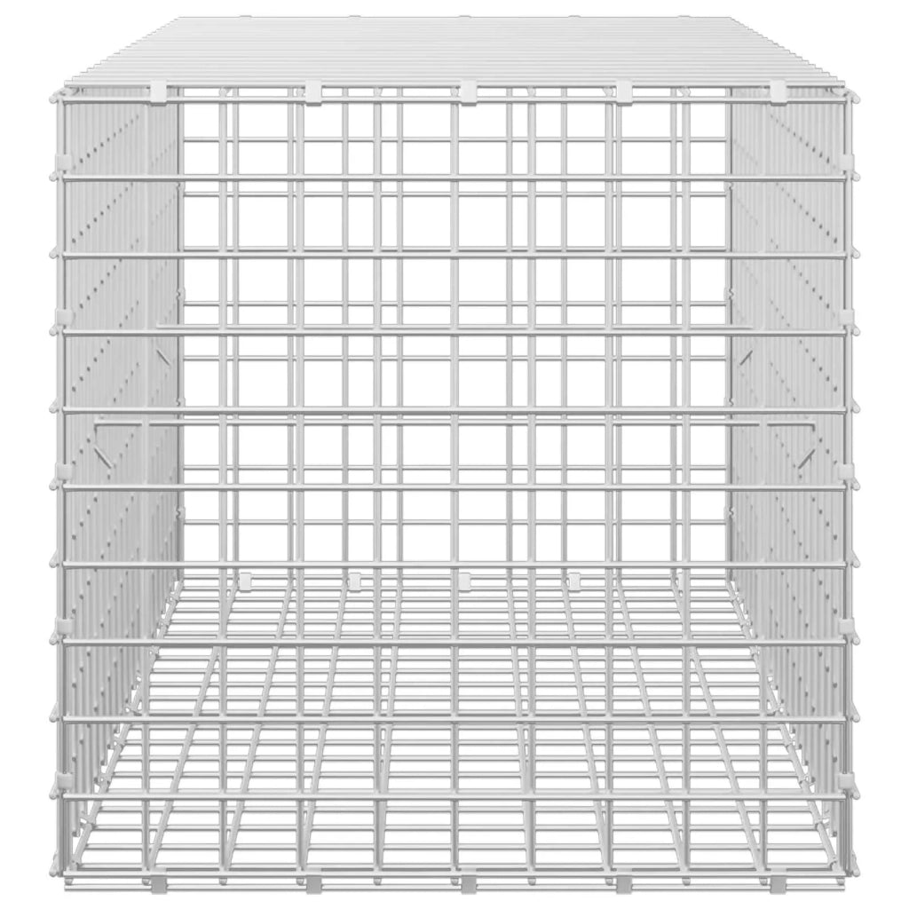 Gabione con filo da 5 mm e rete da 5x5 cm 100x50x50 cm 3464228