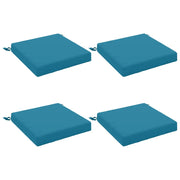 Cuscini per Sedia in 4 Pezzi SOEST 4 pz 100% Poliestere Azzurro 944490