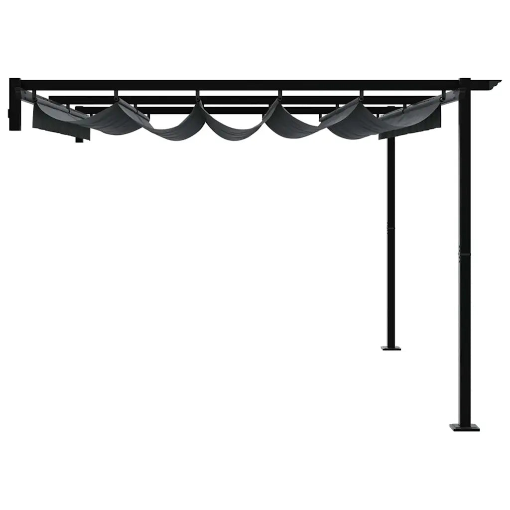 Gazebo Antracite 400 x 300 x 200 cm Poliestere 4003975