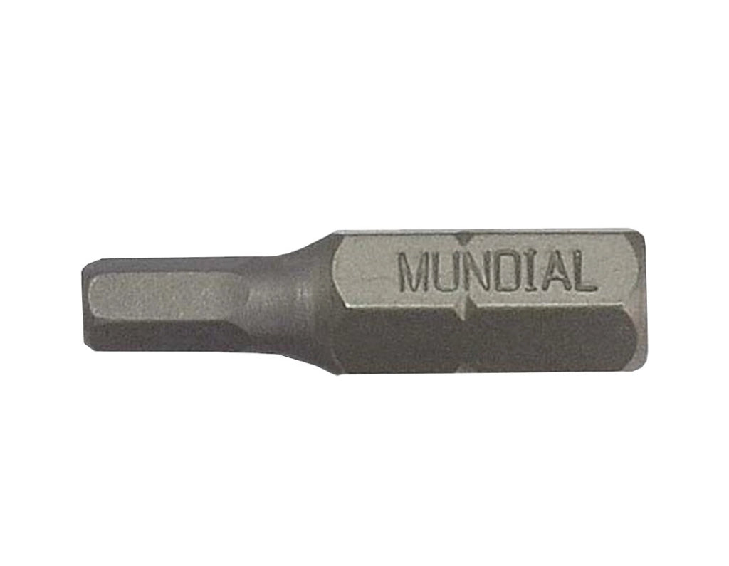 INSERTO PER VITI ESAGONO 1/4 MUNDIAL 4 mm - 12 pezzi- MUNDIAL