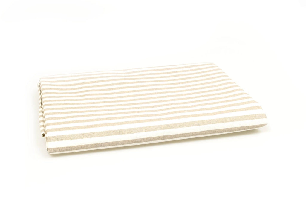 Telo Arredo Granfoulard Copritutto Cotone Made Italy Vari Disegni Arredatutto Copriletto Multiuso - 1 Piazza - Bastoncino Beige