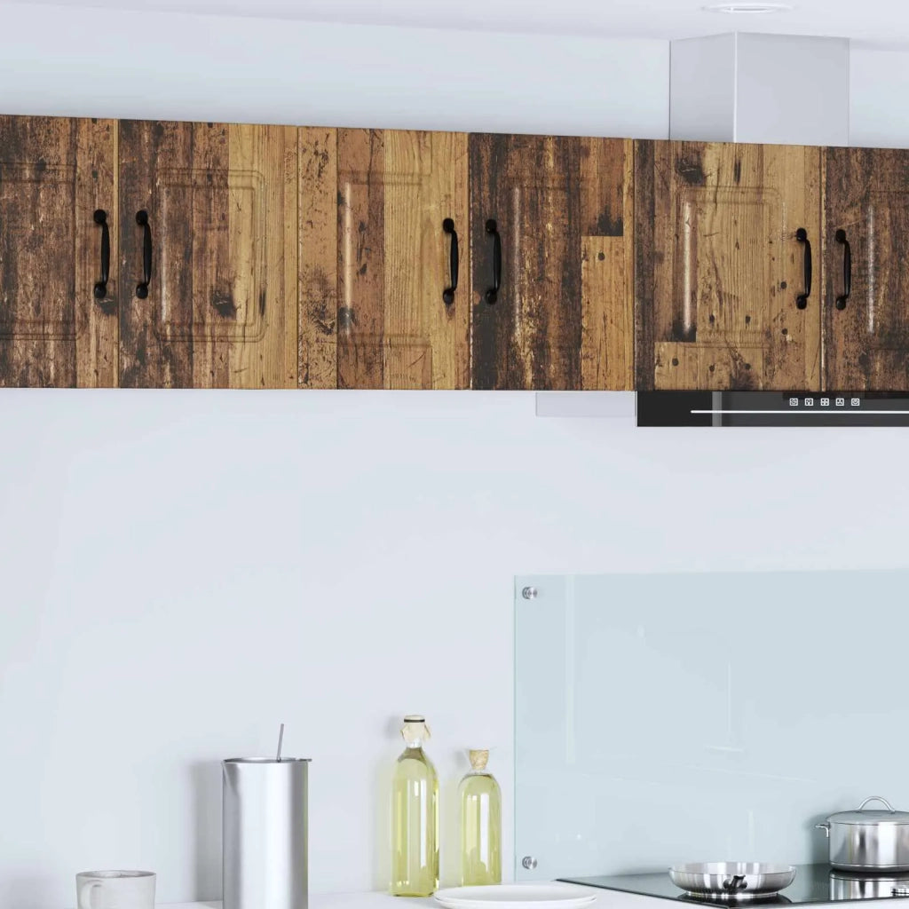 Mobile da cucina con porta 2 pz-Set di 2 Armadio da cucina Legno vecchio 30 x 31 x 40 cm