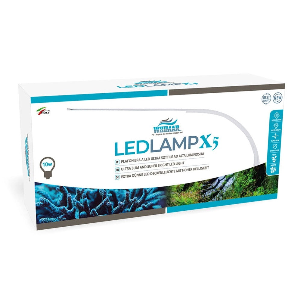Whimar Led Lamp X5 Cool White 10w Colore: Nero