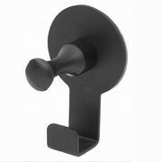 Trade Shop - Appendino Gancio Appendi Porta Asciugamano 1 Posto Bagno Casa Nero 7.5 Cm 59750 -