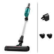 Rowenta rh1127 aspirapolvere a bastone 2 in 1 batteria secco senza sacchetto 0,4 l blu, alluminio - 3221616037656