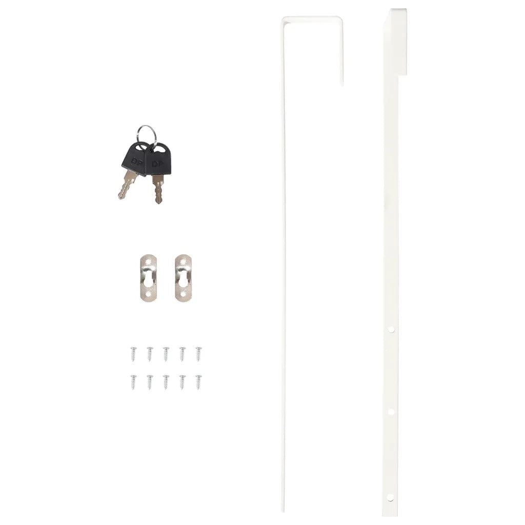 Armadio Portagioie con Specchio a Muro Nero 30x8,5x67 cm 353209