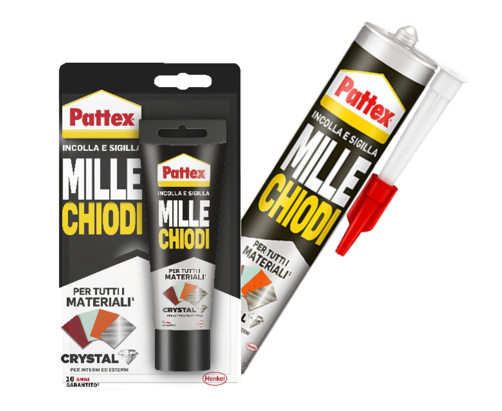 SIGILLANTE 'MILLECHIODI CRYSTAL' 290 gr - in cartuccia - PATTEX