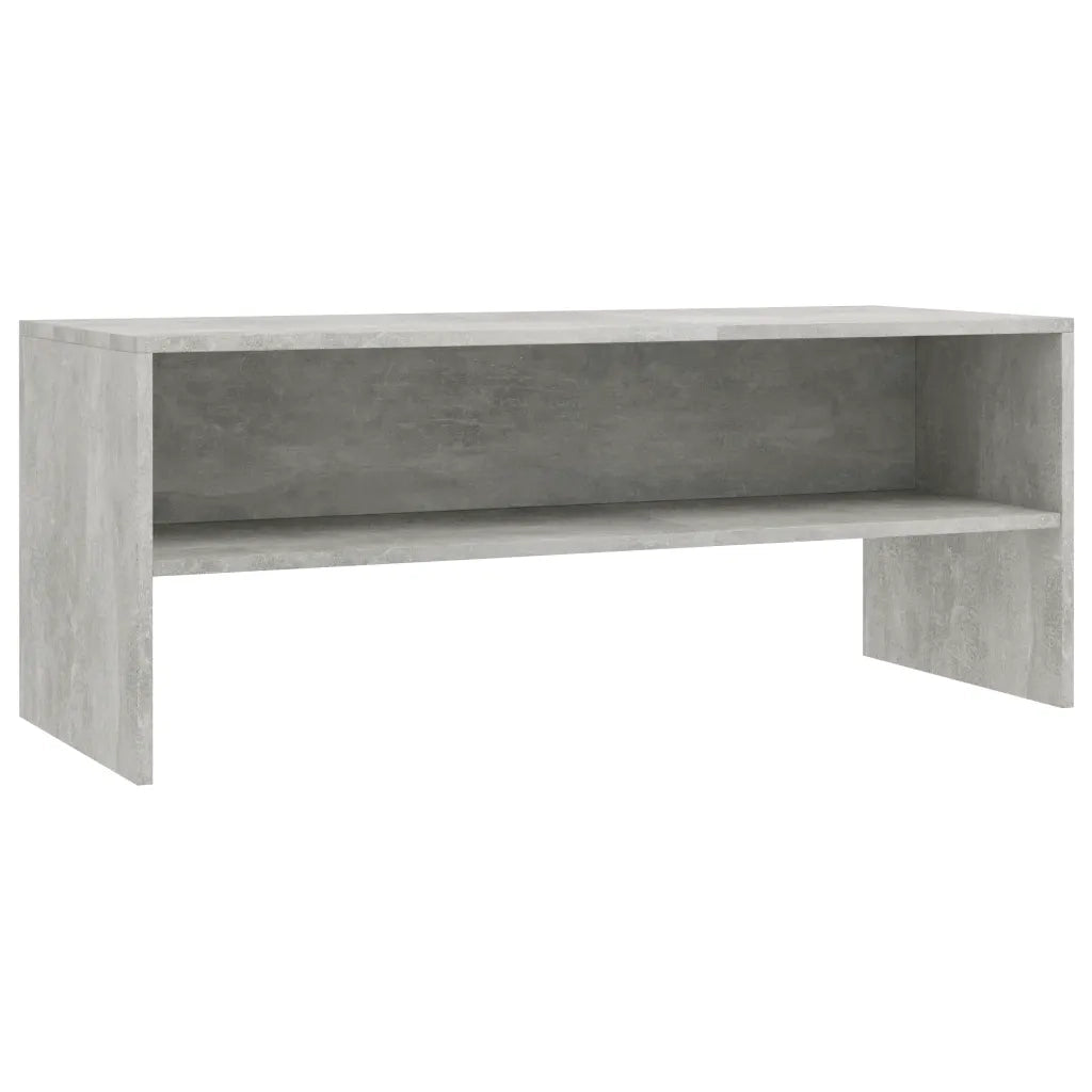 Mobile Porta TV-Mobile per TV-Credenza TV Grigio Cemento 100x40x40cm in Legno Multistrato 367577