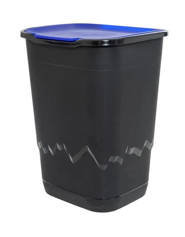 SET 3PZ PATTUMIERA 50 LT RECICLO CARTA, PLASTICA, VETRO PER RACCOLTA DEI RIFIUTI  36 X 40 X 54H CM