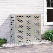 Copertura per Condizionatore d'Aria 110x50x105 cm Acciaio Zincato