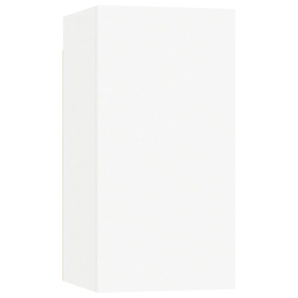 Set di mobili da 6 pezzi tra cui armadio credenza mobile TV televisore per soggiorno camera da letto salotto legno ingegnerizzato bianco 02_0025021