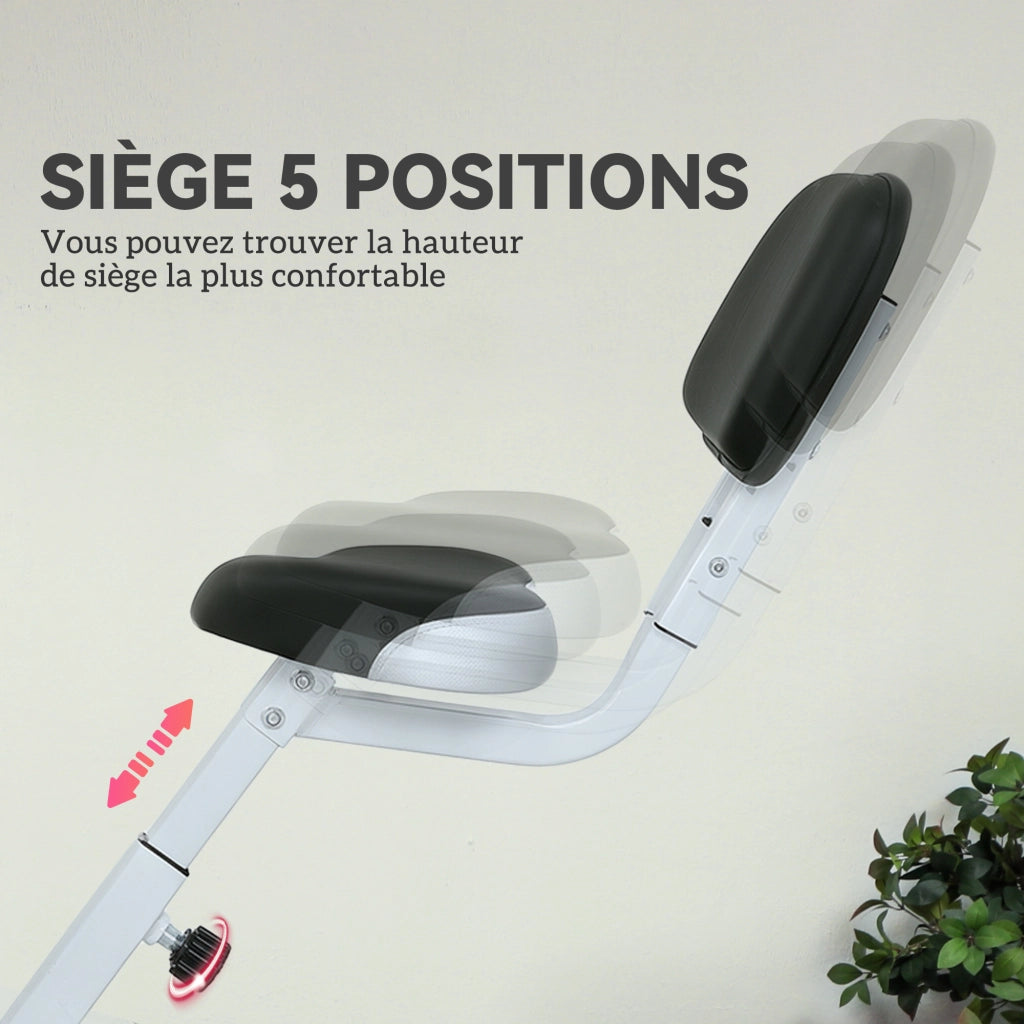 Cicloergometro Pieghevole ¨C zephmum ¨C Rosa, 8 Livelli Resistenza