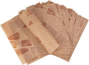 Papier di supporto 22 x 22 cm - carta per confezionamento di panini e hamburger - 100 pezzi.