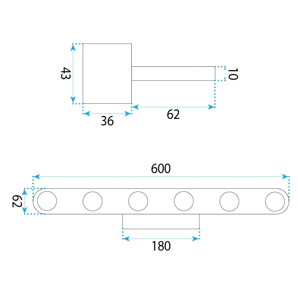 Applique Da Bagno Led Swe057-w Gold