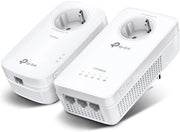 Tp-Link Tl-Wpa8631P Kit Powerline Wifi, Av1300 Mbps Su Powerline, Ac1200 Mbps Su Wifi Dual Band, 3 Porte Gigabit, Plug And Play, AV1300 Wi-Fi AC1200 con presa, Bianco