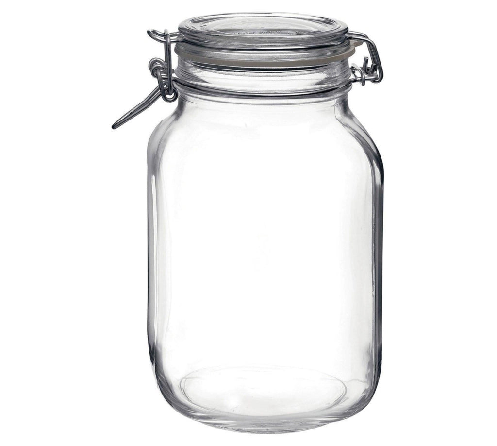 Bormioli Rocco Vaso Vetro Fido con Tappo Ermetico 3 lt