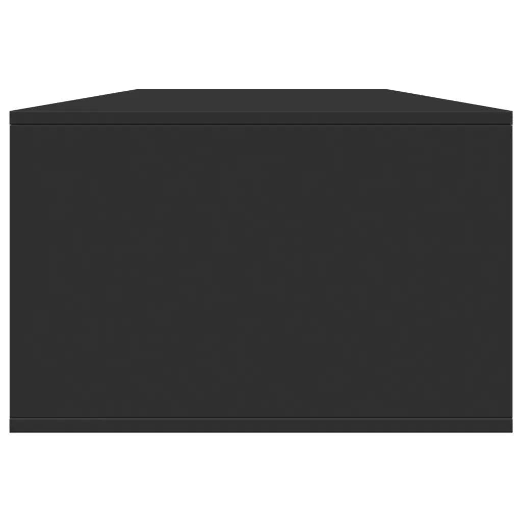 vidaXL Tavolino da Salotto Nero 102x55x35 cm in Legno Multistrato