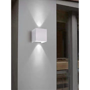 Trade Shop - Applique Doppia Emissione Led Cob 12w Esterno Bianco Luce 4000k 3000k 6500k Es46 - -bianco Freddo      -