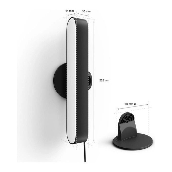 Philips Hue Play Unità Base con alimentatore 2 pezzi Nero