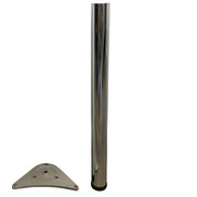 PIEDE PER TAVOLO ACCIAIO D 60XH710 MM CROMO- 4,0 pz