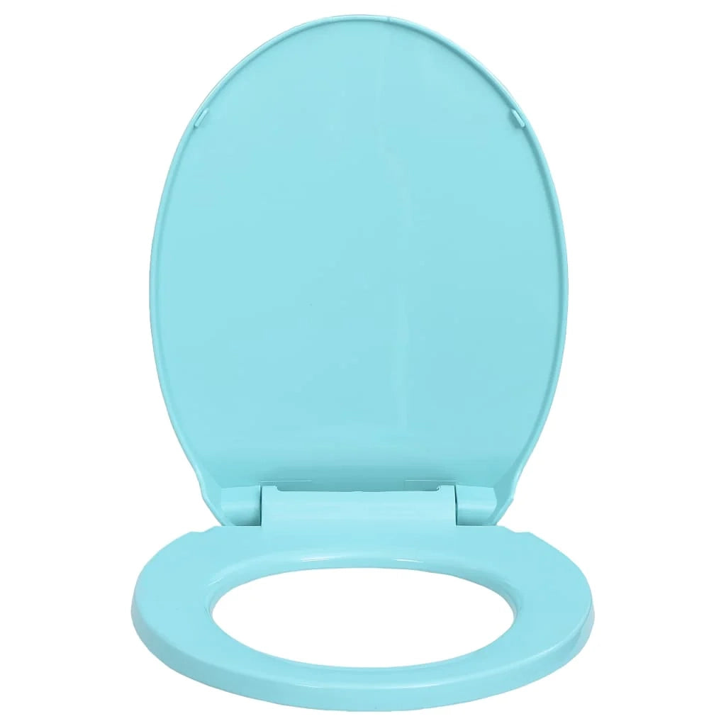 Sedile WC con chiusura ammortizzata sedile WC sedile WC per bagno per casa ristorante negozio hotel ovale verde 02_0002925