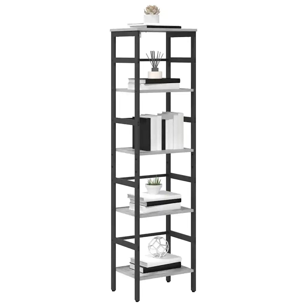 Libreria Grigio Sonoma 40 x 29,5 x 149 cm Legno multistrato 883913