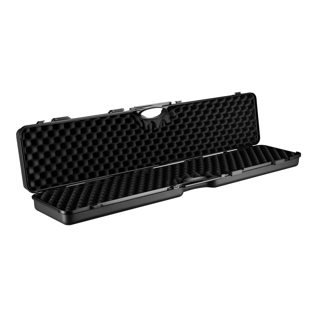 Valigetta porta armi 123,5 x 26,5 x 11 cm, Custodia per fucile 48" con con cannocchiale, interno imbottito antiurto