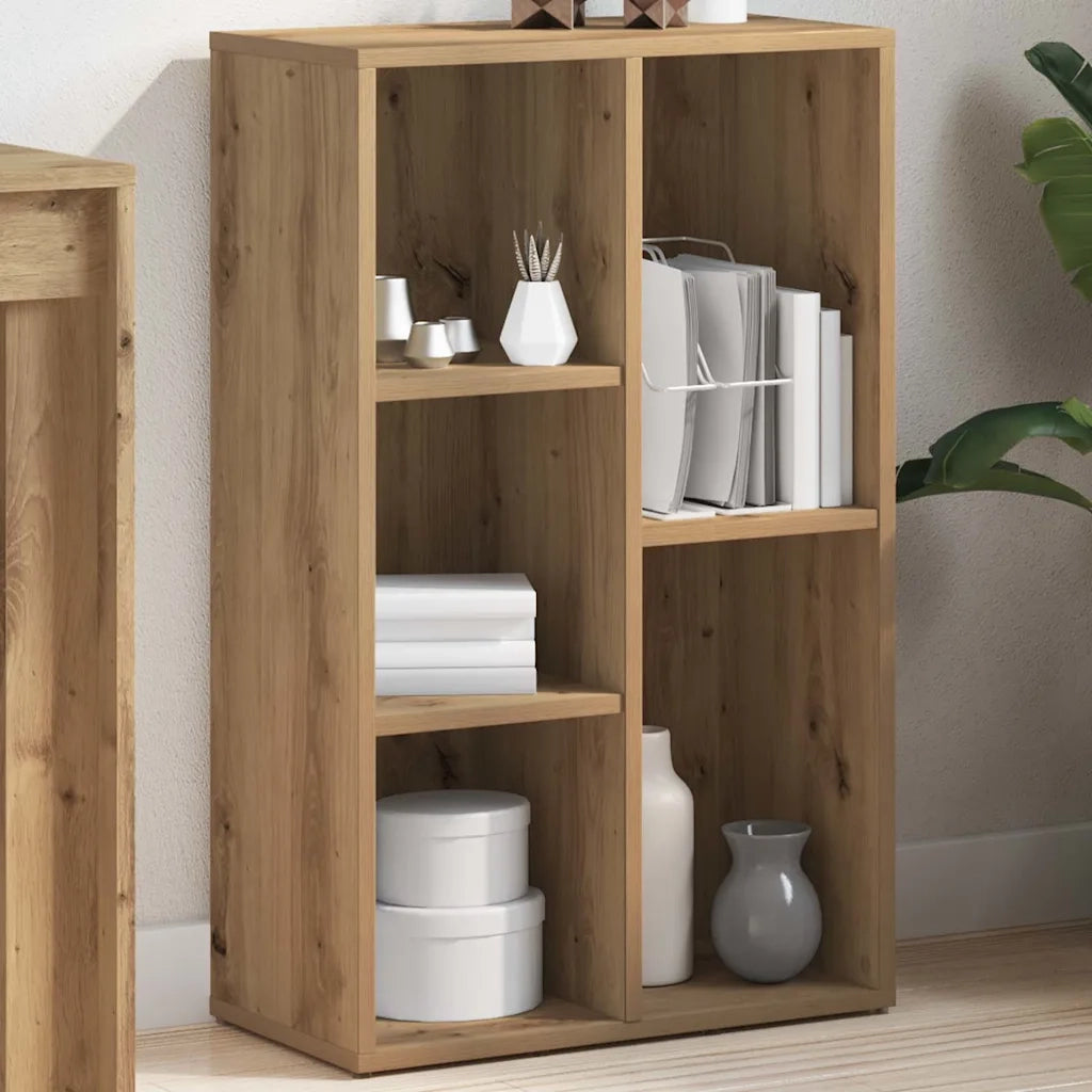 Libreria Rovere Artigianale 50x25x80 cm in Legno Multistrato 855781