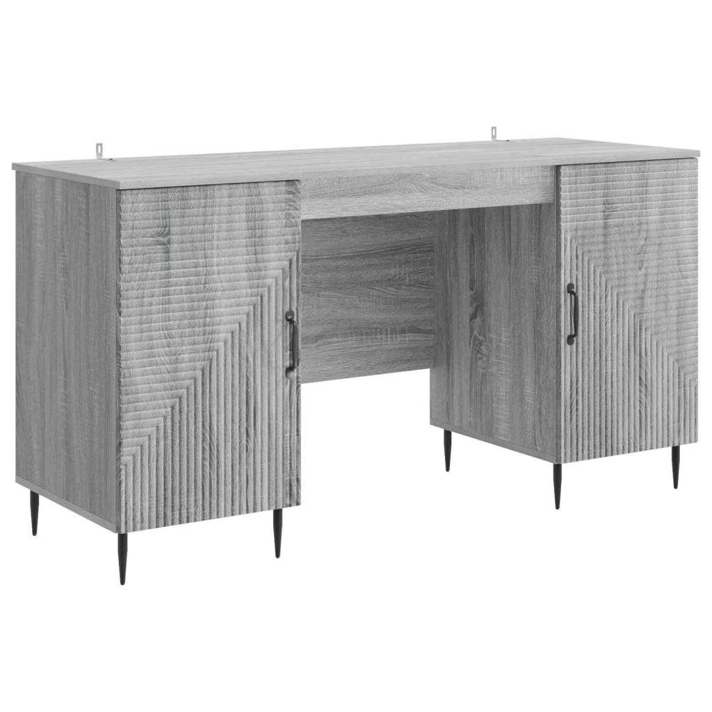 Scrivania Grigio Sonoma 142,5 x 50 x 75 cm Legno ingegnerizzato