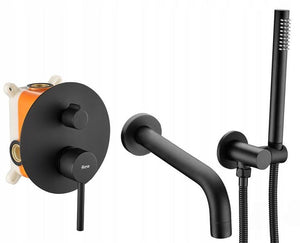 Rubinetto Da Vasca Rea Lungo Black + Box