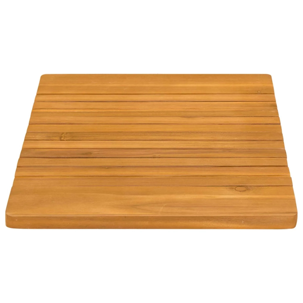 Tappeto da bagno Tinta unita Marrone 59 x 40 cm legno 42025262