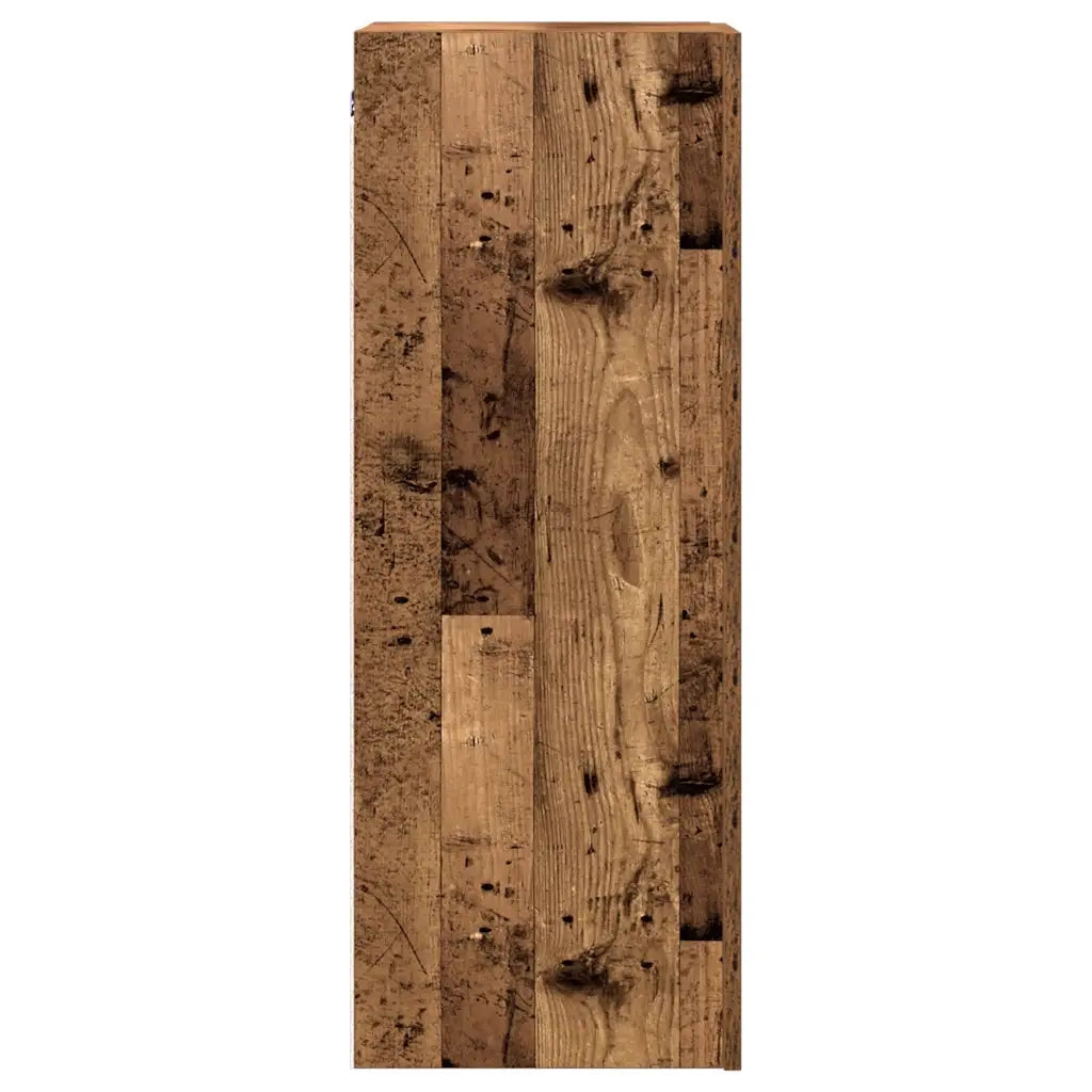 Mobili TV 2 pz Legno Antico 30,5x30x90 cm in Legno Multistrato