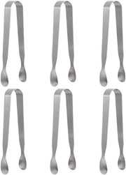 Set di 6 mini spatole in acciaio inossidabile per tè, caffè, cucina e barbecue