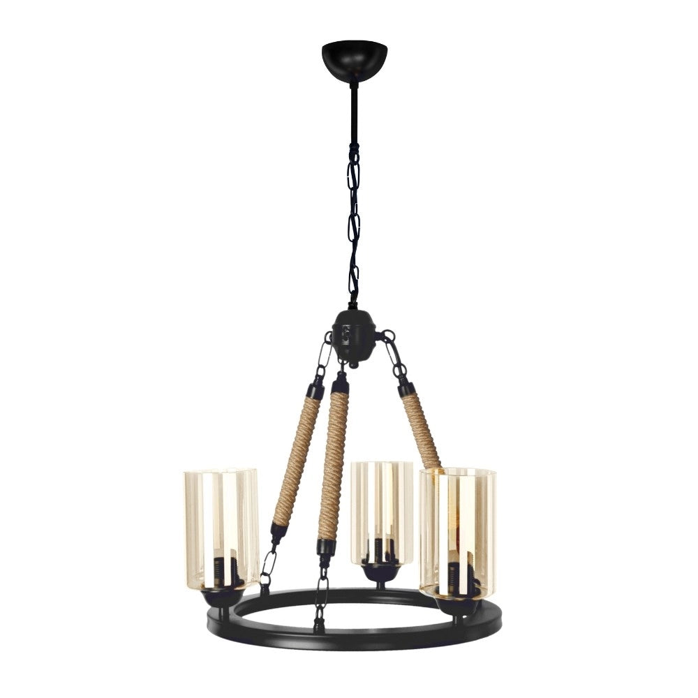 Lampada da soffitto Lotus ASZ0954 con 3 portalampade H79xL40