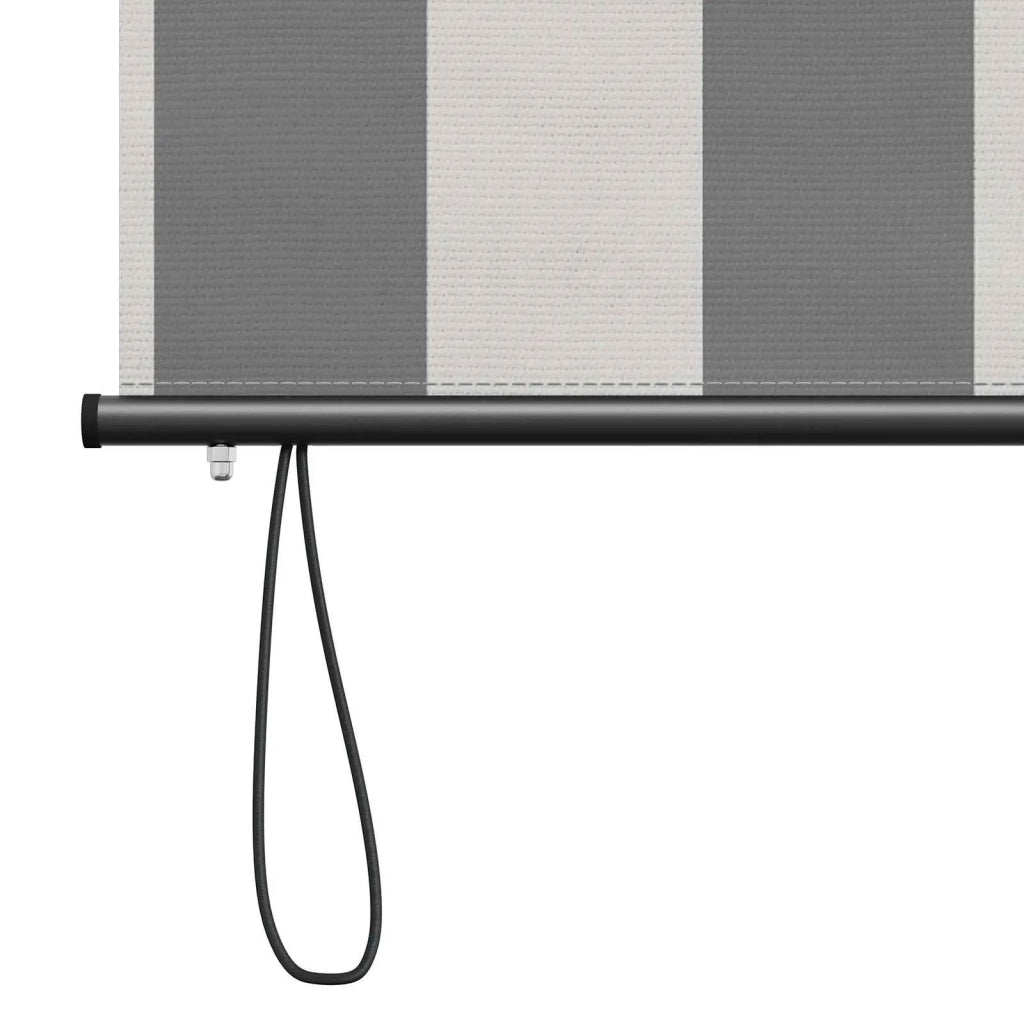 Tenda a rullo Antracite e Bianco 140 x 250 cm 42037190