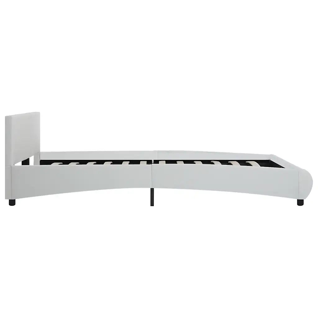 Giroletto con LED Bianco in Similpelle 160x200 cm