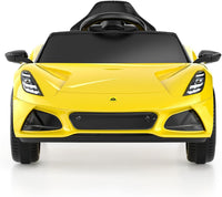 Macchina Elettrica per Bambini Licenza Ufficiale Lotus Emira 12V 4,5Ah Giallo