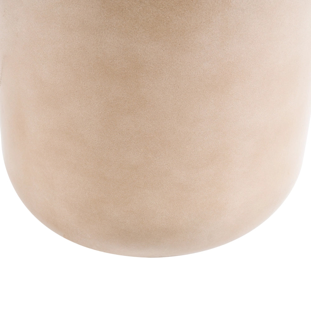 Fontana da Giardino con Illuminazione LED Funzionamento Elettrico in Resina Beige Design Moderno