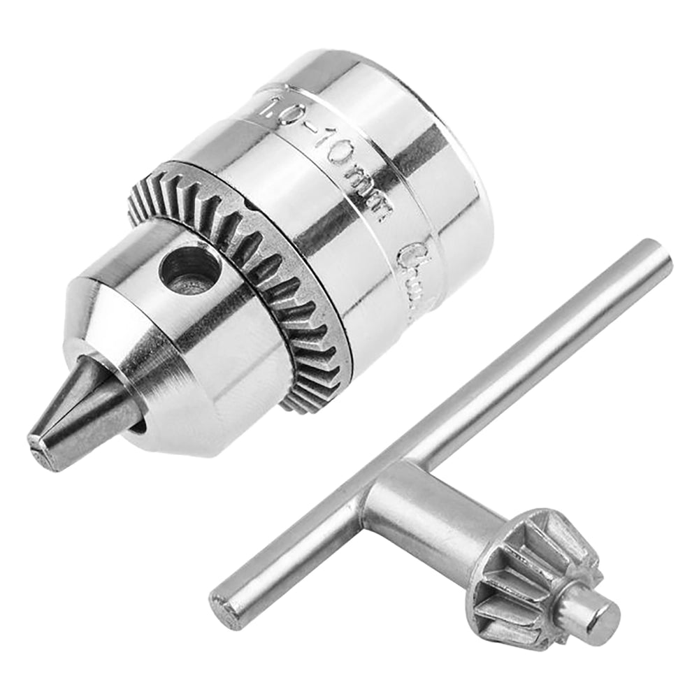 MANDRINO CON CHIAVE mm 10 - attacco F.3/8 x 24  - GRAPHITE