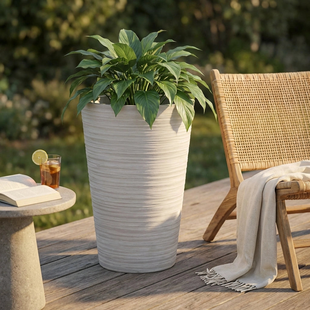 Vaso grande in Fibra sintetica cm 41x41x60 - KAM