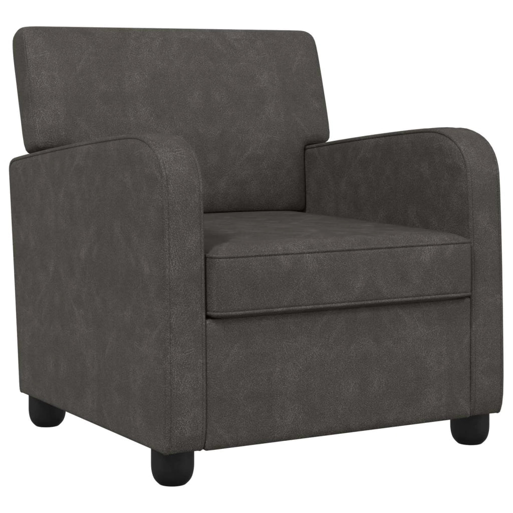 Poltrona Nero antico Similpelle 42043437