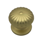 Pomolo fisso per porta SAGUATTI 161/70FB in alluminio oro satinato