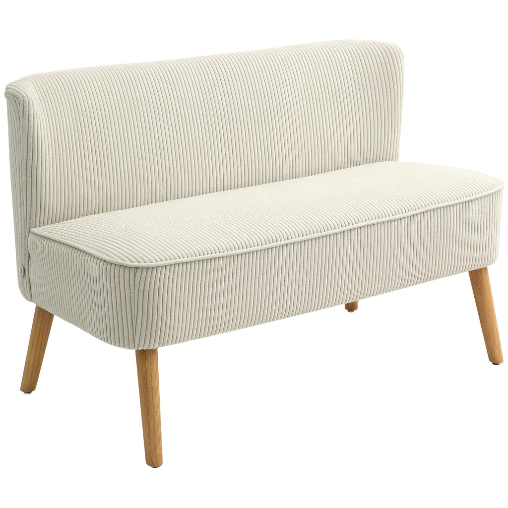 Divano 2 posti ¨C zephmum ¨C crema, 117x56.5x77 cm