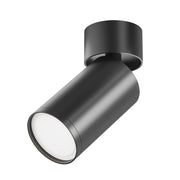 Maytoni Lampada da soffitto moderna FOCUS S 1 luce GU10 nero metallo