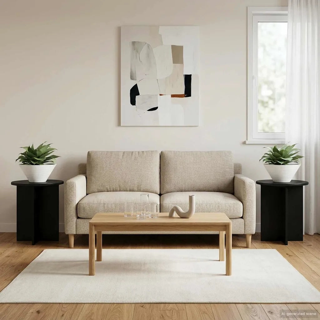 Supporto per piante 2 pcs Nero 40 x 40 x 40 cm