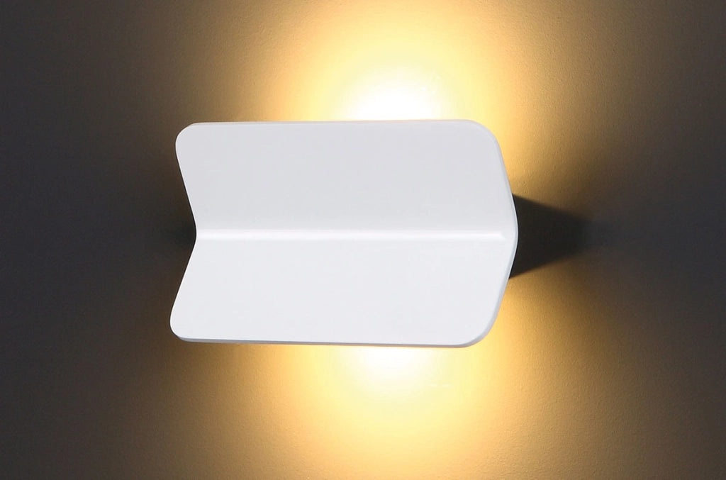 Applique parete TIGRA geometrica bianca LED Maxlight W0131
