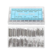 Set di Riserva per Orologi 360 pezzi in Acciaio Inossidabile - Kit di Manutenzione Orologi - Reparazione Orologi - Scatola di Conservazione - 18 Misure
